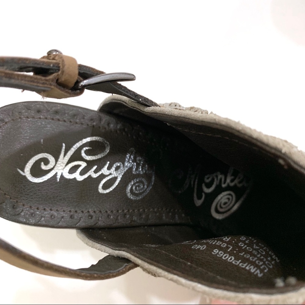 Naughty Monkey Nyxx Open Suede Toe Mules - Picture 8 of 8